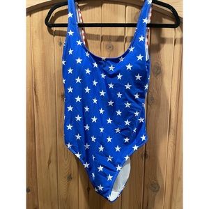American Flag One Piece Swimsuit